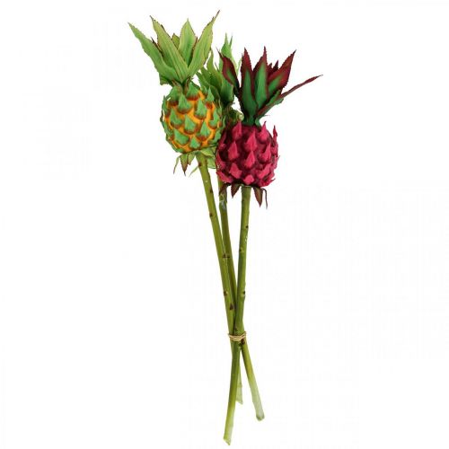 Floristik24 Deco ananas umělé ovoce deco ovoce Ø7cm V50cm 3ks
