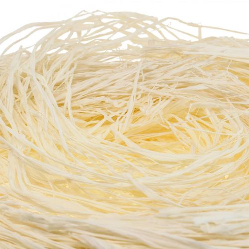 položky Dekorativní rafie pro řemesla Raffia rafie přírodní rafie bělená 200g