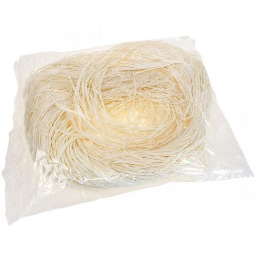 položky Dekorativní rafie pro řemesla Raffia rafie přírodní rafie bělená 200g