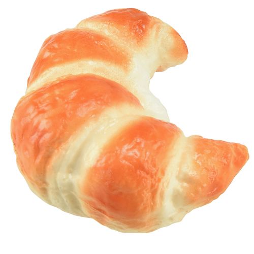 Floristik24 Dekorativní croissant umělá potravinová atrapa 10cm 2ks