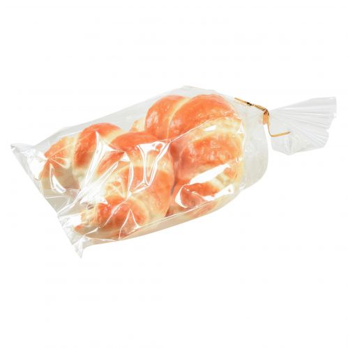 položky Dekorativní croissant umělá potravinová atrapa 10cm 2ks