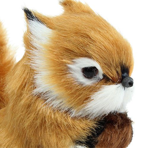 Floristik24 Ozdobná veverka světle hnědá 8,5cm