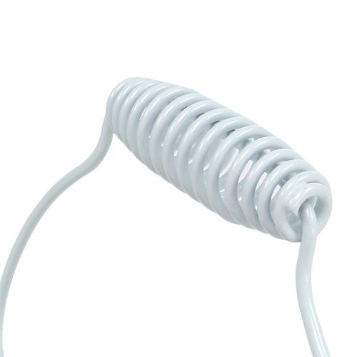 Floristik24 Ozdobné vědro bílé s drážkami Ø21cm H19cm 1ks