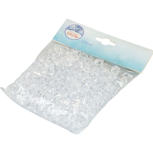 položky Dekorativní kostky ledu, umělé kostky ledu, akryl, transparentní, 1 cm, 200 g