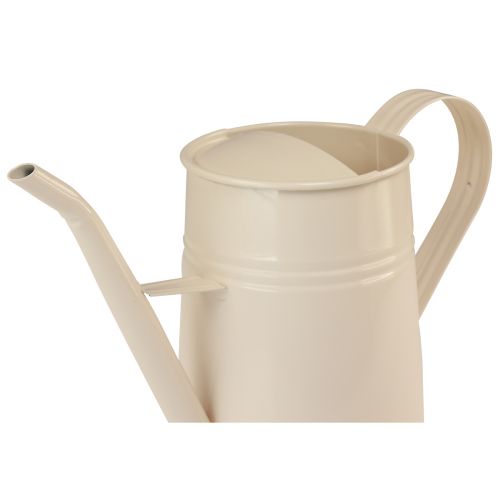 položky Dekorativní konev kovová vnitřní krémová V23cm 1,7L