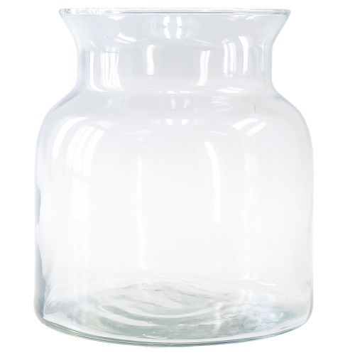 položky Dekorativní skleněná váza lucerna sklo čirá Ø18cm V20cm
