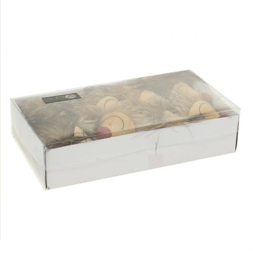 Floristik24 Ozdobný věšák ježek s kožíškem 6,5cm 8 ks