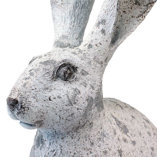 Floristik24 Dekorativní králík sedící Shabby Chic bílá dekorativní figurka V46,5cm