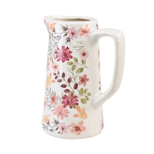 Floristik24 Dekorativní džbán na květiny keramická váza kameninová vintage 19,5cm
