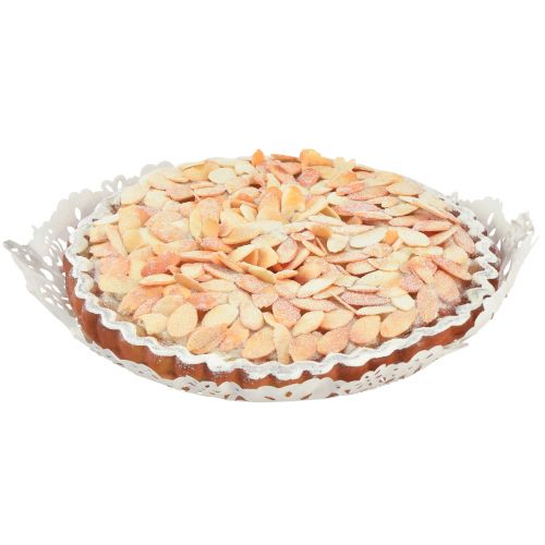 Floristik24 Dekorativní mandlový dort food atrapa pekárna dekorace 19cm