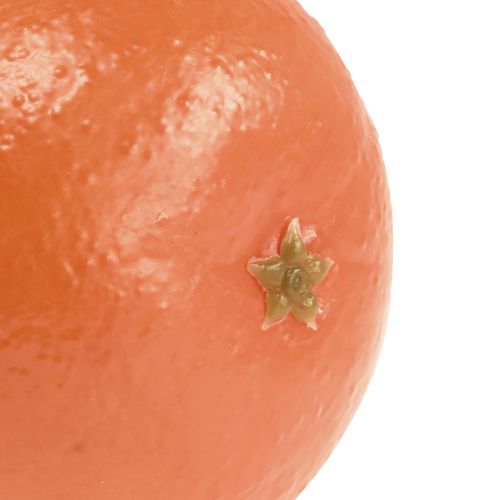 Floristik24 Ozdobné oranžové umělé ovoce Oranžové dekorativní ovoce Ø8,5cm V8,5cm