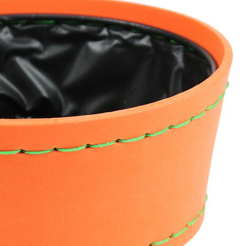 Floristik24 Dekorační miska oranžová Ø20cm V9cm, 1ks