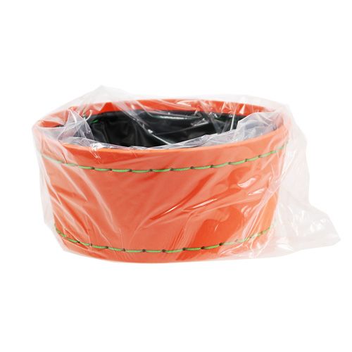Floristik24 Dekorační miska oranžová Ø20cm V9cm, 1ks