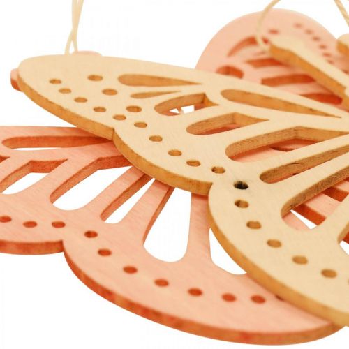 položky Dekorativní Motýli Dekorační Věšák oranžová/růžová/žlutá 12cm 12 ks