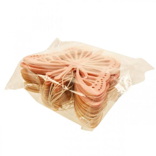 položky Dekorativní Motýli Dekorační Věšák oranžová/růžová/žlutá 12cm 12 ks