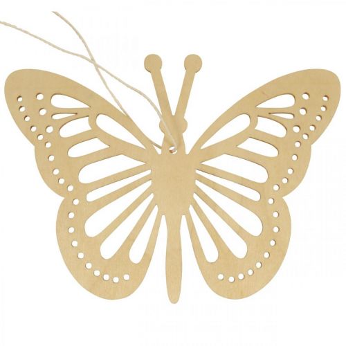 položky Deco motýli deko věšák béžová/růžová/žlutá 12cm 12ks