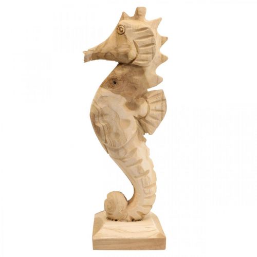 položky Dekorativní dřevěný mořský koník velký, námořní dekorace V38cm