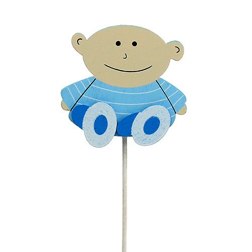 Ozdobné tyčinky baby blue 5cm L25cm 20ks