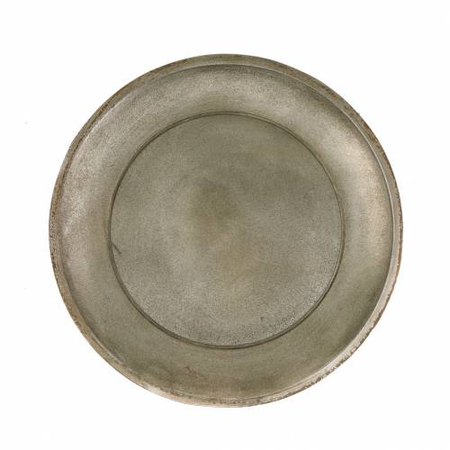 Floristik24 Dekorativní talíř dřevěné šampaňské Ø32cm