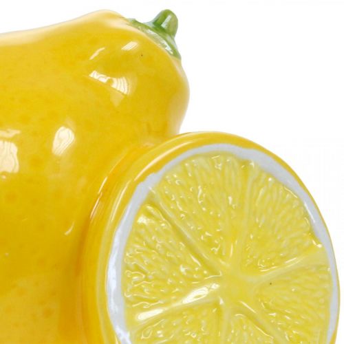 Floristik24 Dekorativní citronová keramická letní dekorace stolní dekorace 11cm