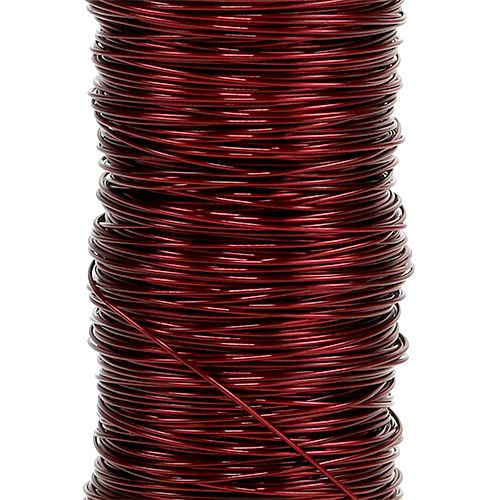 položky Ozdobný smaltovaný drát Ø0,30mm 30g/50m Bordeaux