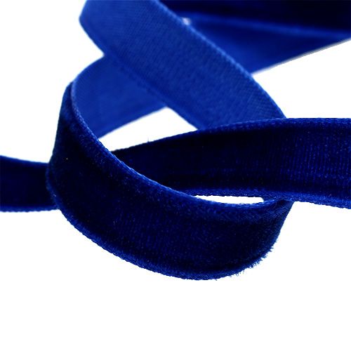 položky Ozdobná stuha Sametově modrá 10mm 20m