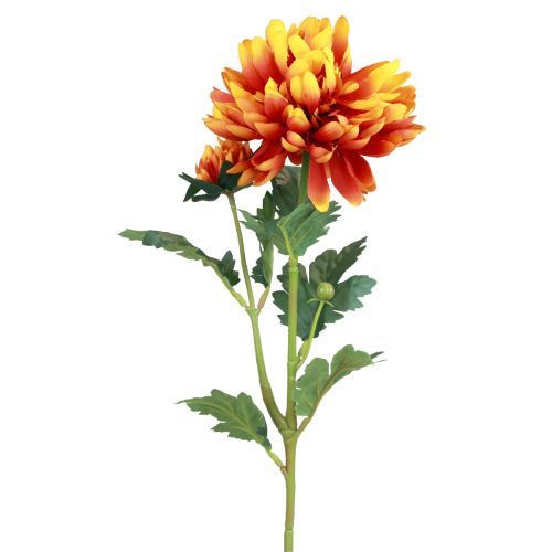 Floristik24 Umělé květiny dekorace jiřiny umělé květiny oranžové 62cm