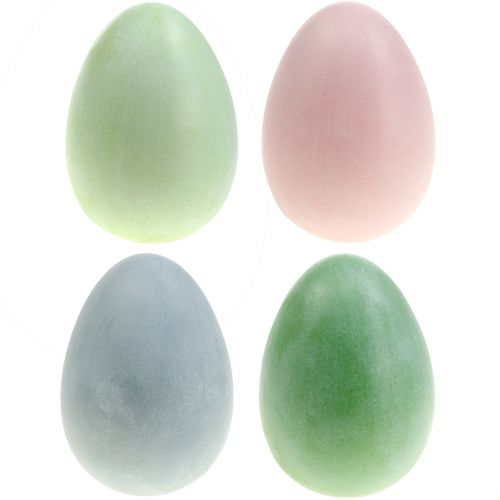 Floristik24 Velikonoční vajíčka velké pastelové barvy V16cm 4ks