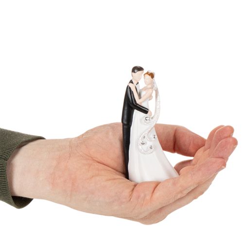 Dekorativní figurka svatebčanů, 10,5 cm | Floristik24.cz