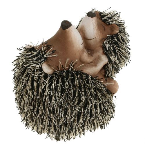 Floristik24 Deco figurka ježek s dítětem 11,5cm 2ks