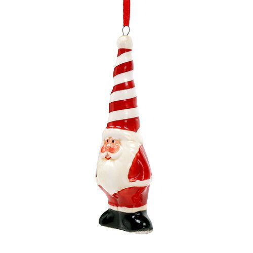 Floristik24 Santa Claus keramická dekorativní figurka Santa na zavěšení 11cm 1 kus