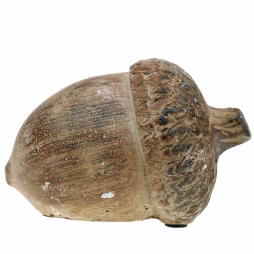 Floristik24 Ozdobná figurka žalud hnědá 11cm x 8cm x 7cm 3ks