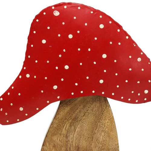 Floristik24 Ozdobná figurka muchomůrka příroda, červená 25cm