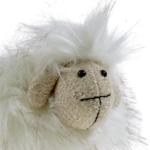 Floristik24 Ozdobná figurka ovečka krémová 21cm