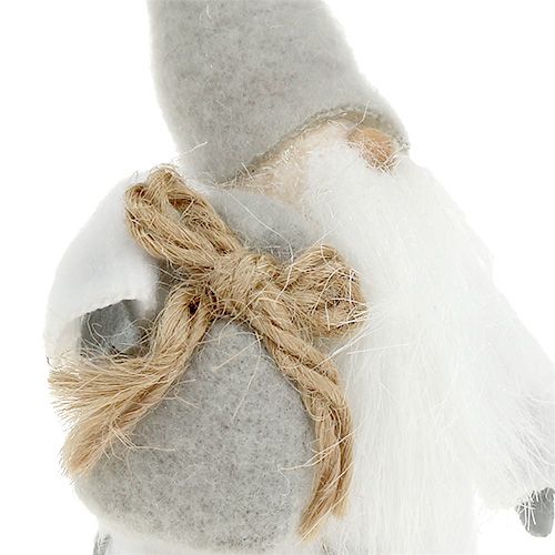 Floristik24 Dekorativní figurka Santa Claus 13cm šedá, bílá 2ks