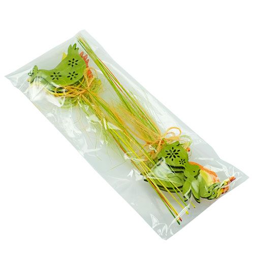 Floristik24 Dekorativní figurky na dřevěné tyči, barevné V6cm - 8cm, 16 kusů