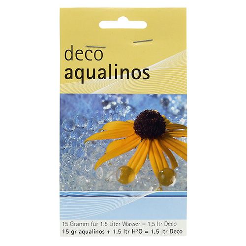 Floristik24 Deco gel Aqualinos 15g transparentní