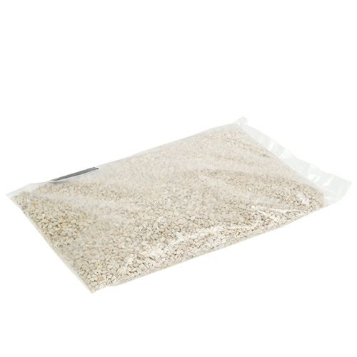 položky Dekorační granulát krémové dekorační kameny 2mm - 3mm 2kg