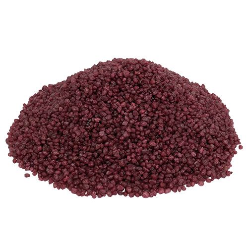 Floristik24 Dekorační granule Burgundské dekorační kameny 2mm - 3mm 2kg