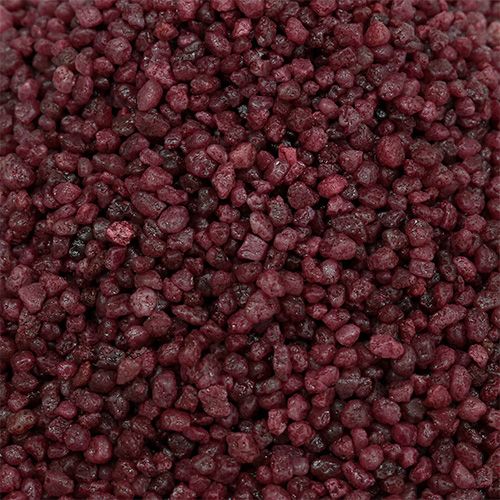 položky Dekorační granule Burgundské dekorační kameny 2mm - 3mm 2kg