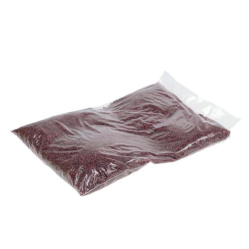 položky Dekorační granule Burgundské dekorační kameny 2mm - 3mm 2kg