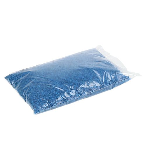 Floristik24 Dekorační granule tmavě modré dekorační kameny 2mm - 3mm 2kg