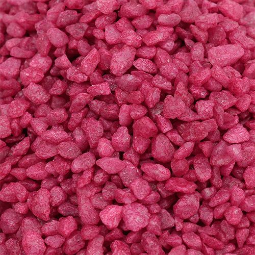 Floristik24 Dekorační granule fuchsiové dekorační kameny 2mm - 3mm 2kg