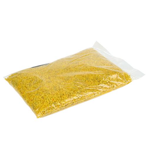 položky Dekorační granule žluté dekorační kameny 2mm - 3mm 2kg
