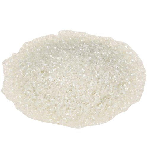 Dekorativní granule, skleněné granule, dekorativní písek 1–2 mm, perleť, 2 kg