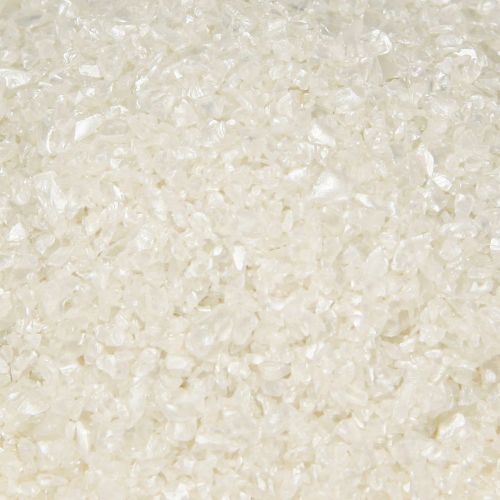 položky Dekorativní granule, skleněné granule, dekorativní písek 1–2 mm, perleť, 2 kg
