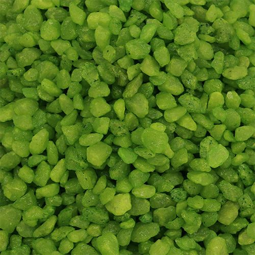 položky Dekorační granulát zelené dekorační kameny 2mm - 3mm 2kg