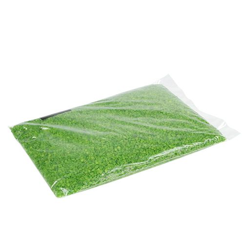 položky Dekorační granulát zelené dekorační kameny 2mm - 3mm 2kg