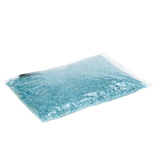 Floristik24 Dekorační granule světle modré dekorační kameny 2mm - 3mm 2kg