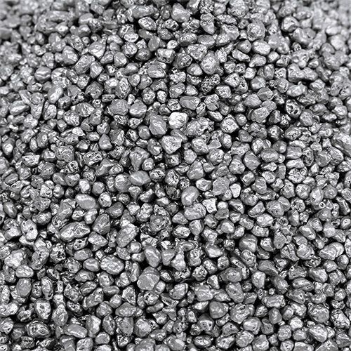 položky Dekorační granulát stříbrné dekorační kameny 2mm - 3mm 2kg